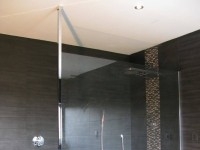 Cabine de douche en verre securit personnalisée