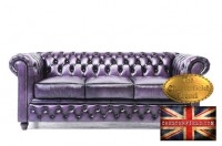 Canapé Original Chesterfield Antique Violet 3place