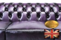 Canapé Original Chesterfield Antique Violet 3place