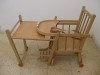 Chaise Haute en Bois Combelle.