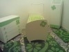 Chambre à couchée pour bébé vert pistach mizyaina 