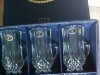 COFFRET 6 VERRES A THE EN CRISTAL DE BOHÈME 