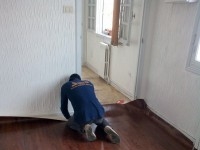 Couvre sol effet parquet 