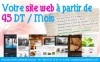 creation site web à partir de 45 DT / mois