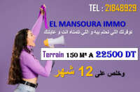 el mansoura immo vous propose ces beaux terrains