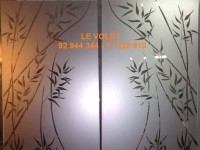 FABRICATION PORTE TOTALEMENT VITREE