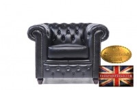 Fauteiul Original Chesterfield Noir