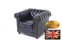 Fauteiul Original Chesterfield Noir