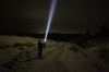 Lampe LED de sous la mer et chasse dans la foret