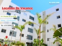 Location De Vacance S+1 rz fatimides 