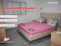 location de vacance s+2 neuf avec parking