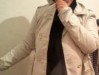 Long manteau boutonnée avec ceinture