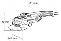 Makita GA 7020 SF Meuleuse d'angle