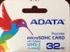 Micro sd ADATA UHS-I 32go Classe 10 cachete