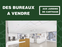 Open Space de 116m2 Neuf au jardin de Carthage 