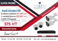Pack quatre caméras Full HD Ideal Vision 