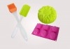 packs de 4 articles de cuisine en silicones