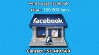 Page facebook 150k avec un nom changeable