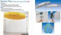 Parasol Sunny-Top en aluminium 3m