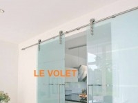 PORTE PORTE TOTALEMENT VITRÉE SUR MESURE 