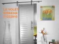 PORTE PORTE TOTALEMENT VITRÉE SUR MESURE 