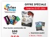 Pour toutes commandes de 500 Flyers + 250 offerts: