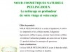 Produits cosmétiques naturels
