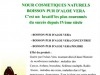 Produits cosmétiques naturels