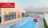 PROJET NEUF AVEC PISCINE - RÉF P445