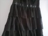 Robe avec volants: violet ou noir