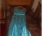 robe soirée bleu turkoise