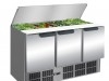 Saladette réfrigérée 3 portes à capot