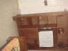 salon 5 places en bois +table+bibliothèque gratuit