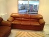 SALON SIMILI CUIR MARRON