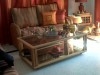 Salon tres chic avec bois de lux