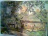 superbe toile peinture a l'huile  état neuf 