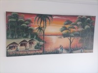 TABLEAU TOILE PEINTE A LA MAIN