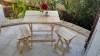 tabouret et tables pliable