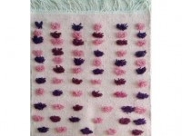 TAPIS KILIM POMPON ROSÉ