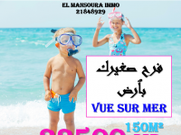 terrain vue sur mer