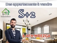 Un appartement S+2 meublé à vendre à AFH Mrezga  
