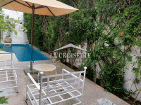 Villa meublée S+3 avec piscine à Carthage  MVL0114