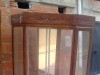 vitrine en bois à vendre avec support aluminiums
